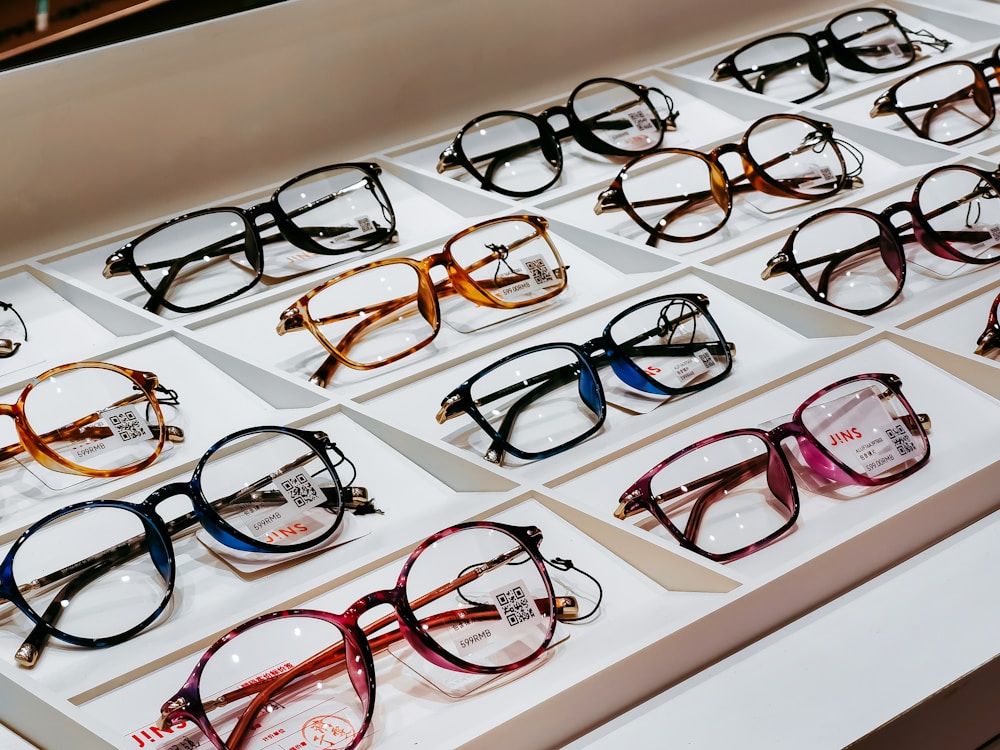 Warm-tone designer eyewear frames — luxury eyeglasses at Visions Optique & Eyecare Scottsdale